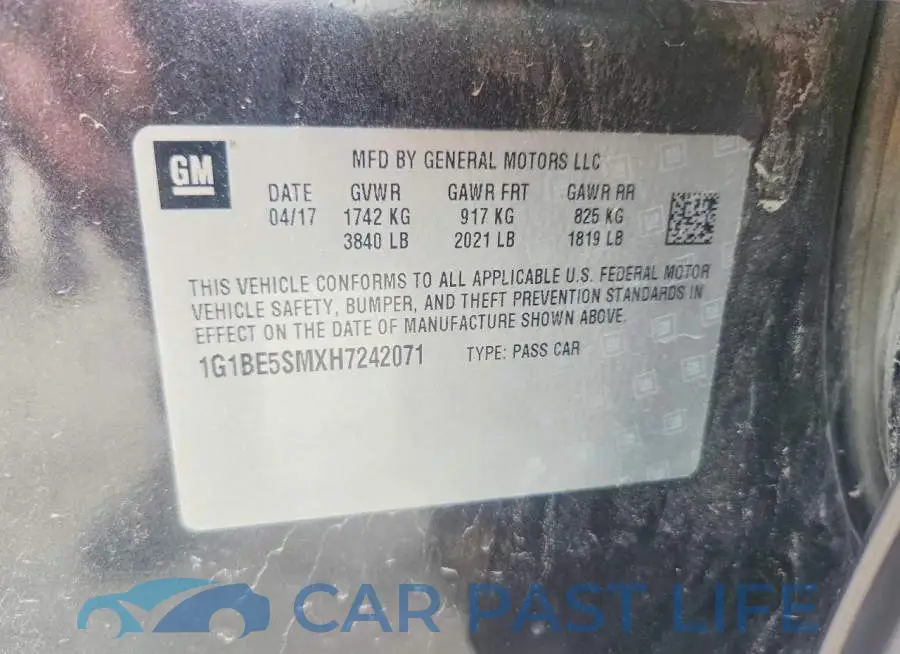 1G1BE5SMXH7242071# 12