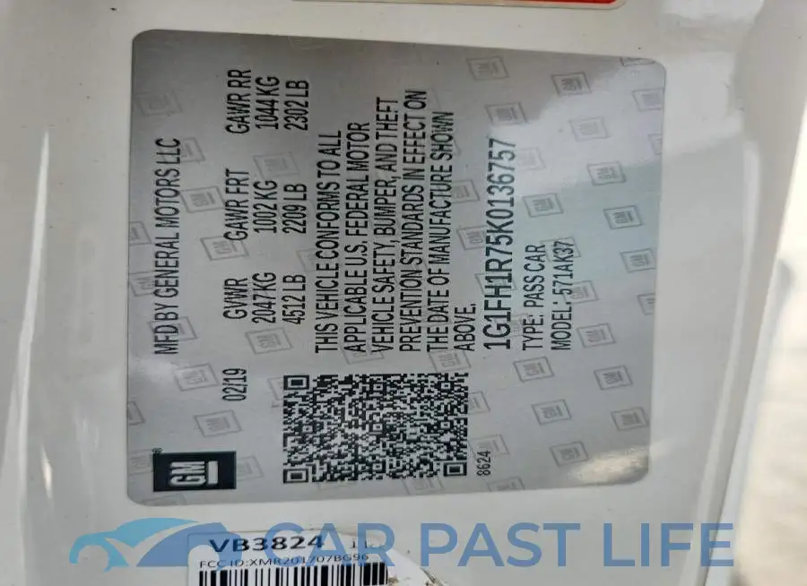 1G1FH1R75K0136757# 13