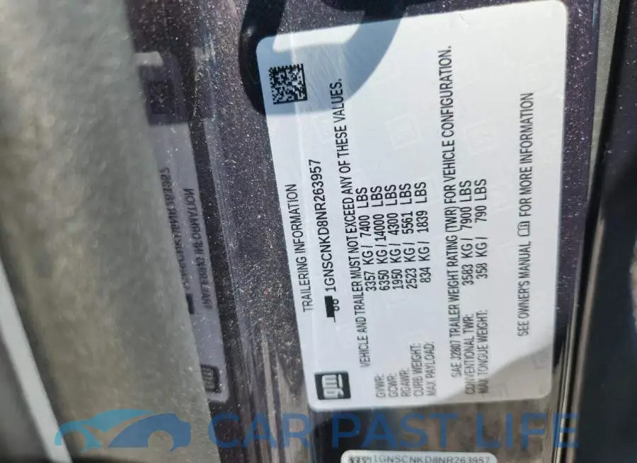 1GNSCNKD8NR263957# 13