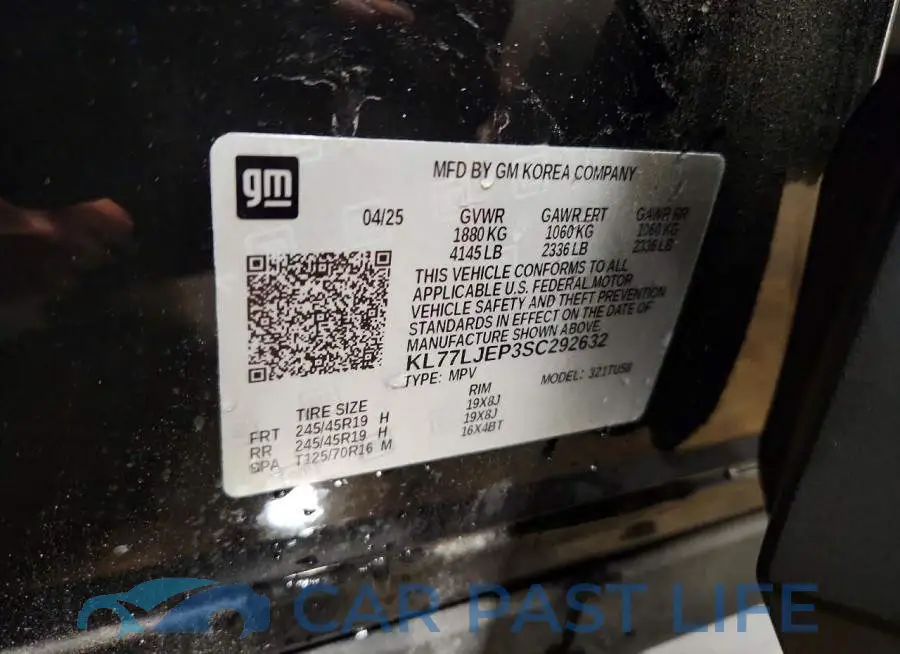 KL77LJEP3SC292632# 14