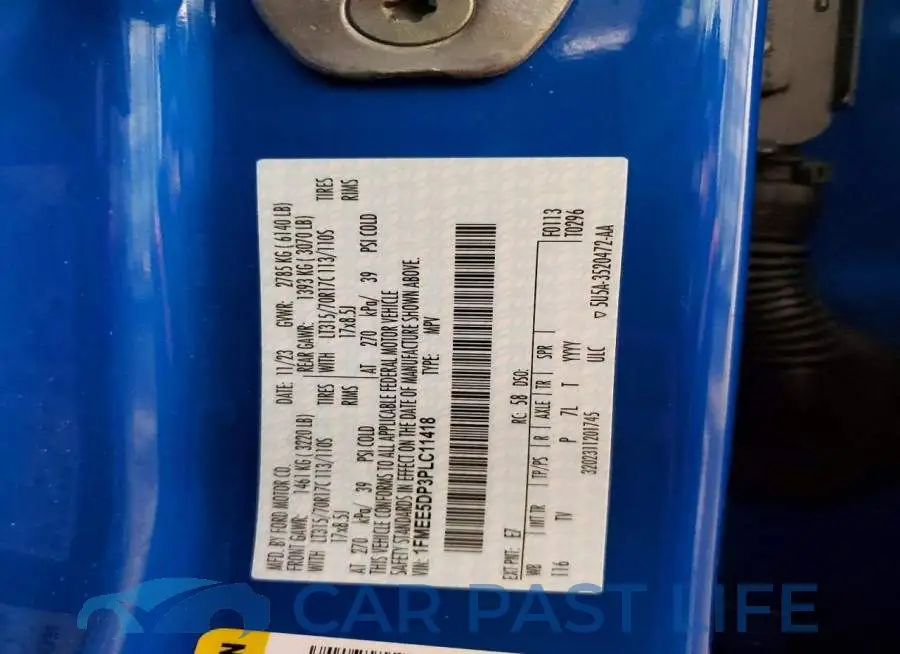 1FMEE5DP3PLC11418# 13