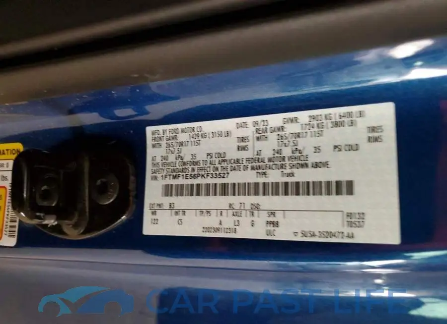 1FTMF1E56PKF33527# 12