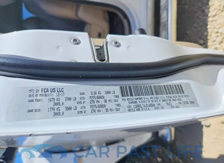 1C6RR6LTXJS188500# 12