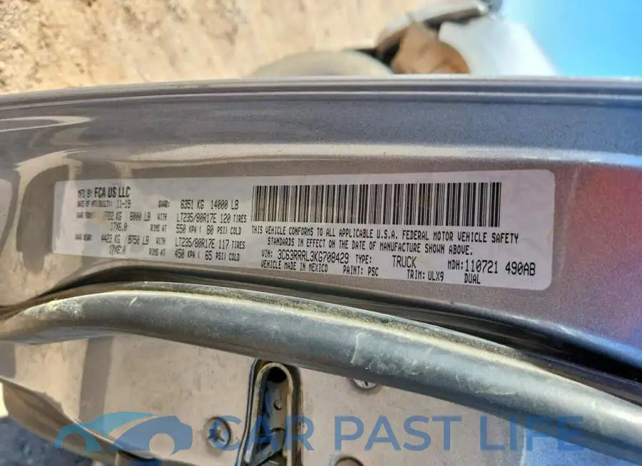 3C63RRRL3KG708429# 12