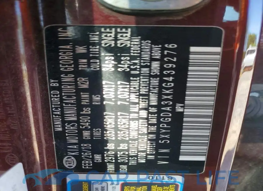 5XYPGDA3XKG439276# 13