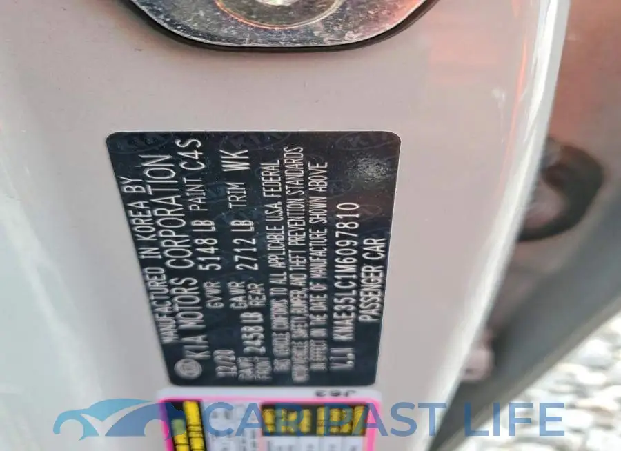 KNAE35LC1M6097810# 13