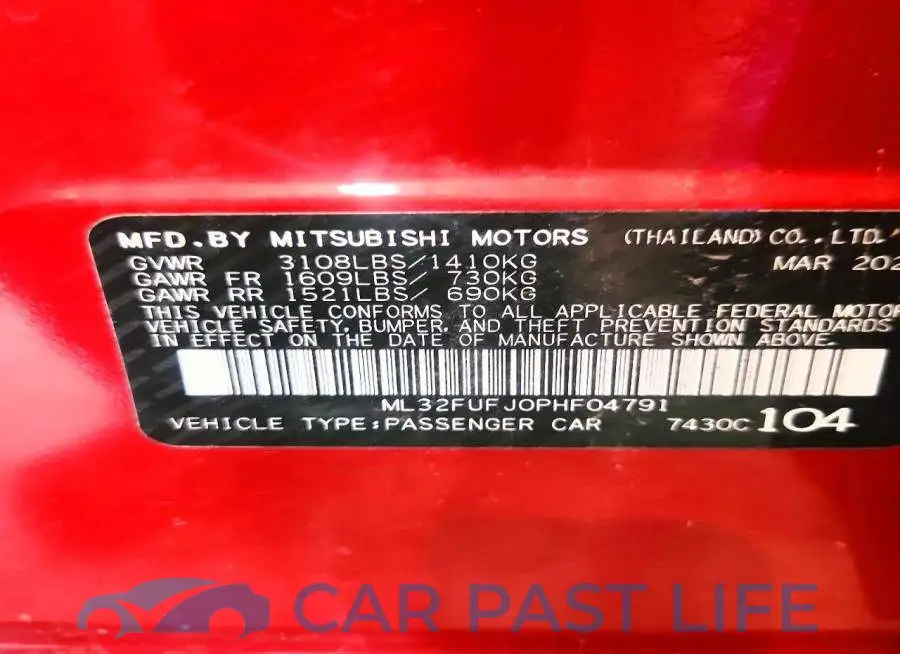 ML32FUFJ0PHF04791# 12