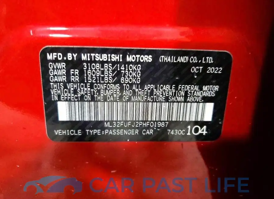 ML32FUFJ2PHF01987# 12