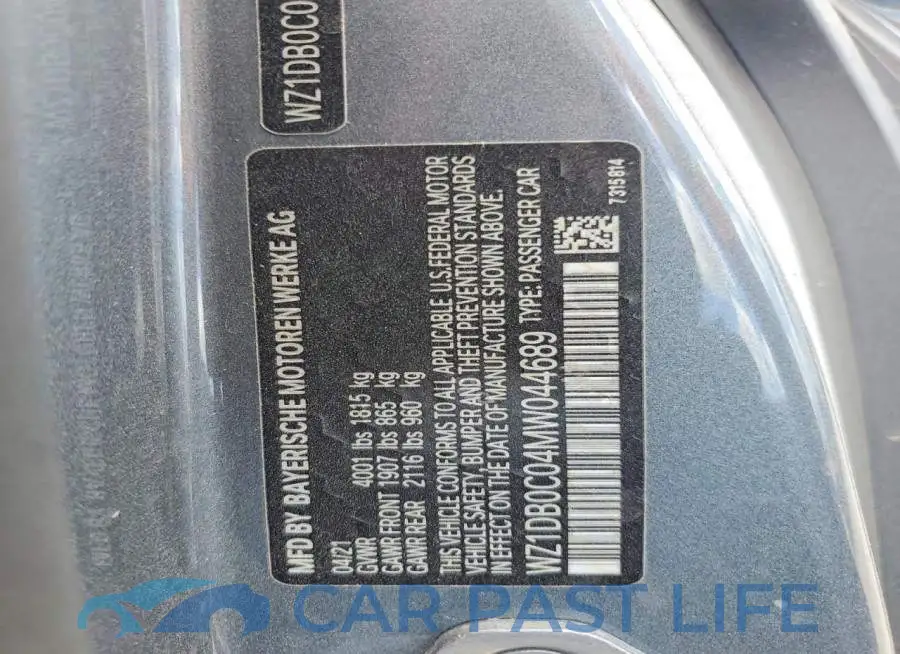 WZ1DB0C04MW044689# 12