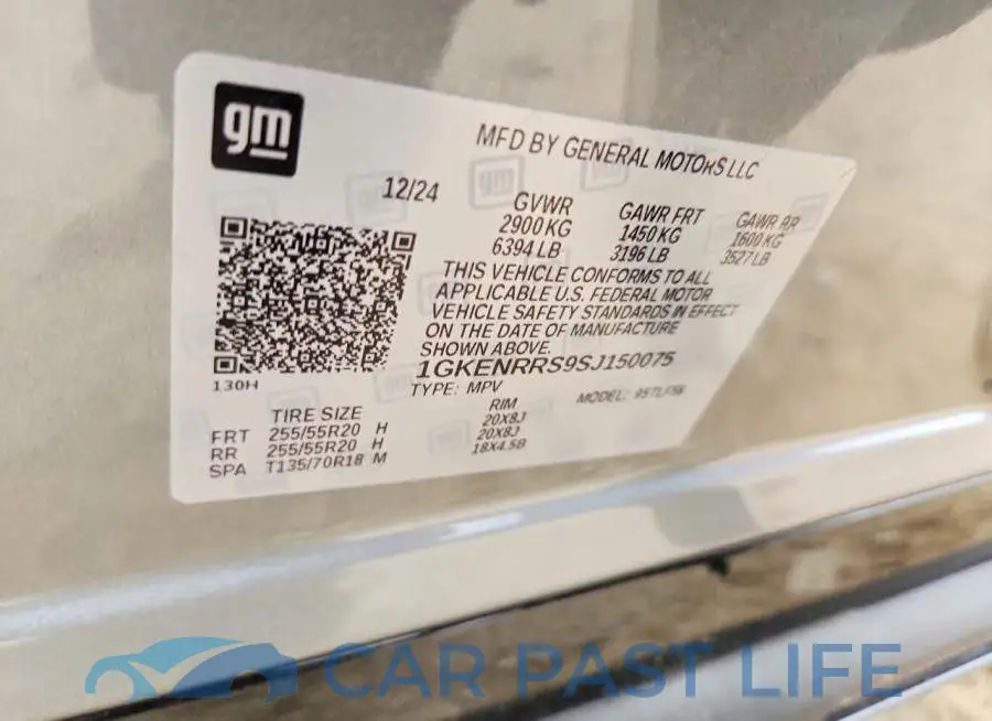 1GKENRRS9SJ150075# 13
