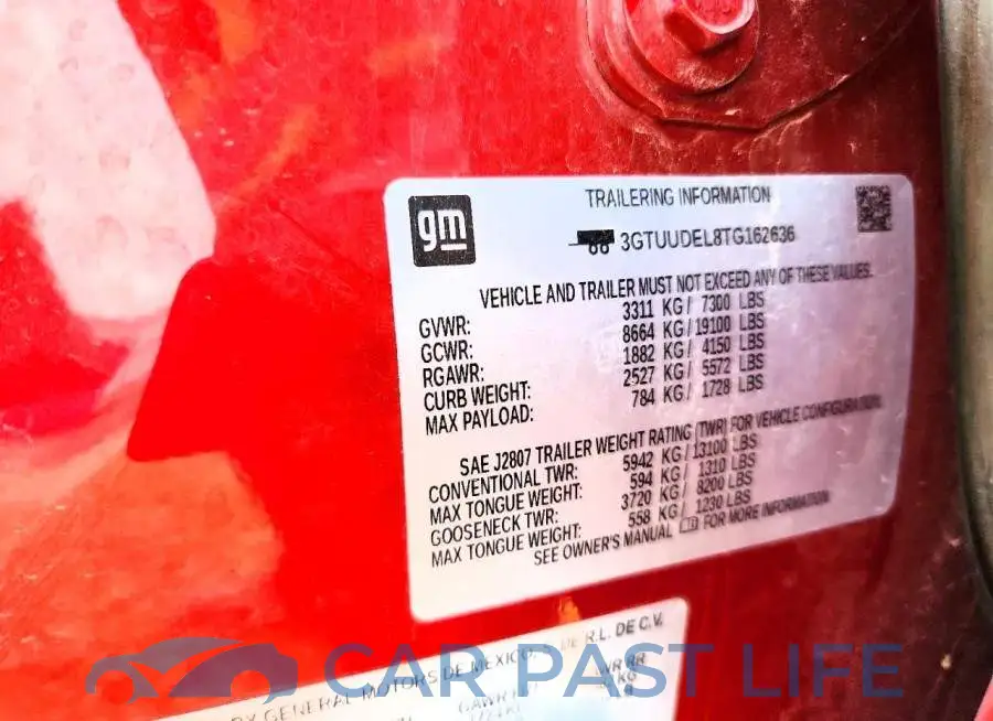 3GTUUDEL8TG162636# 13