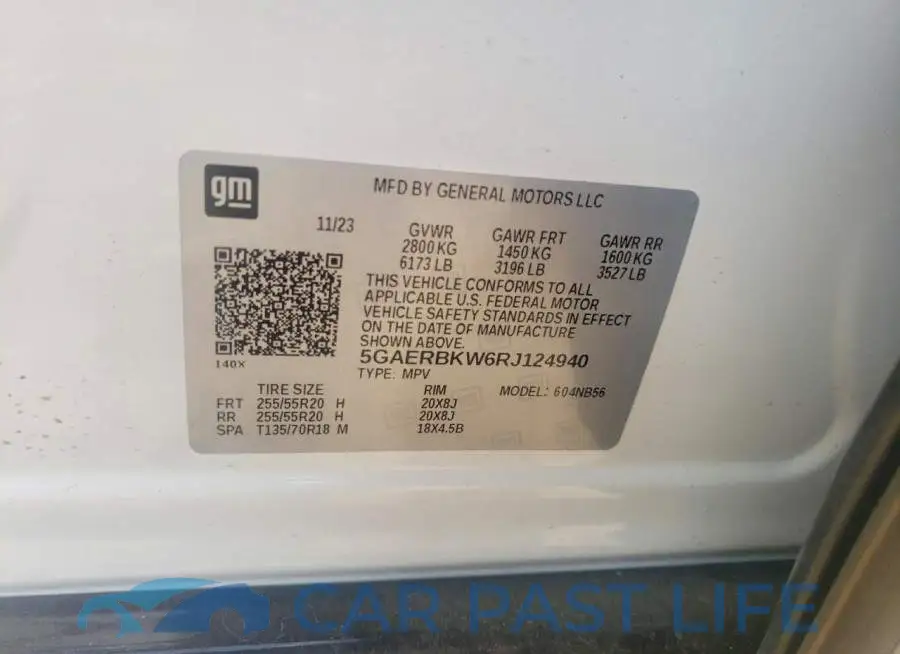 5GAERBKW6RJ124940# 13