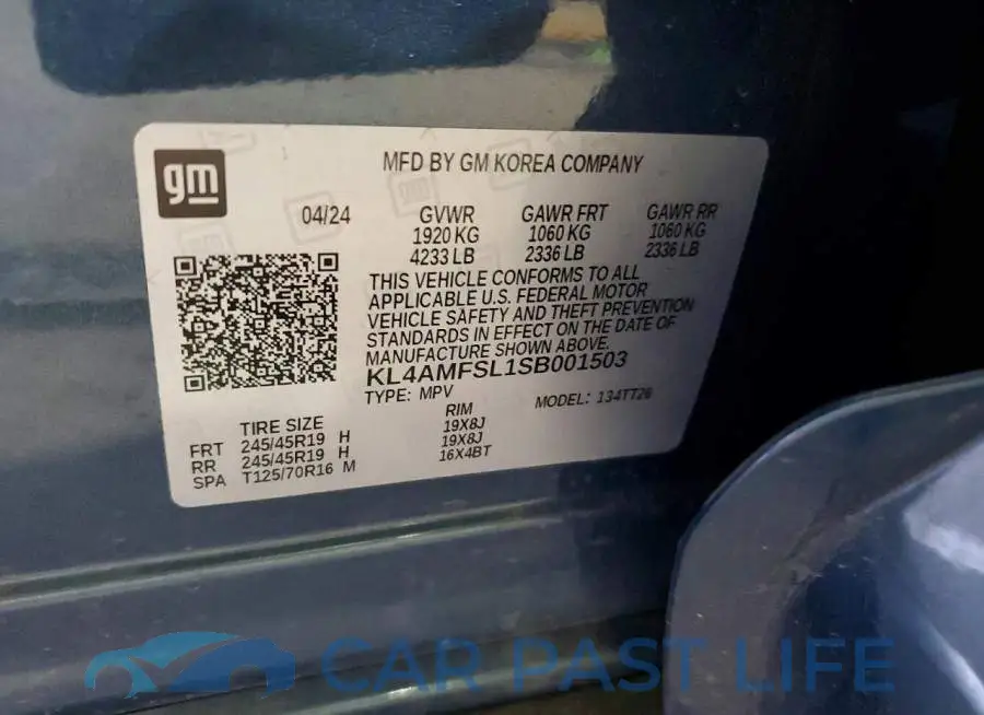KL4AMFSL1SB001503# 13