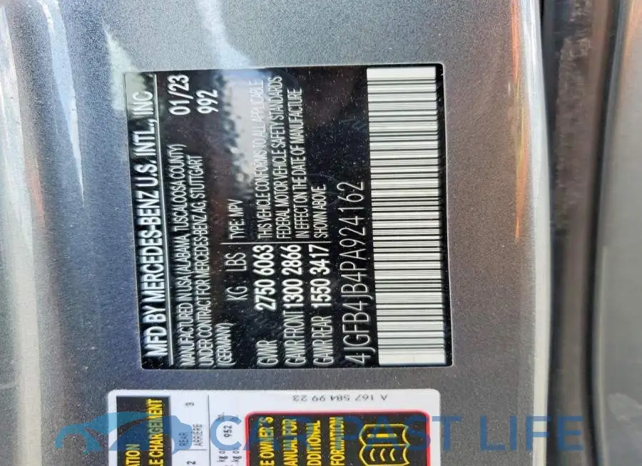 4JGFB4JB4PA924162# 13