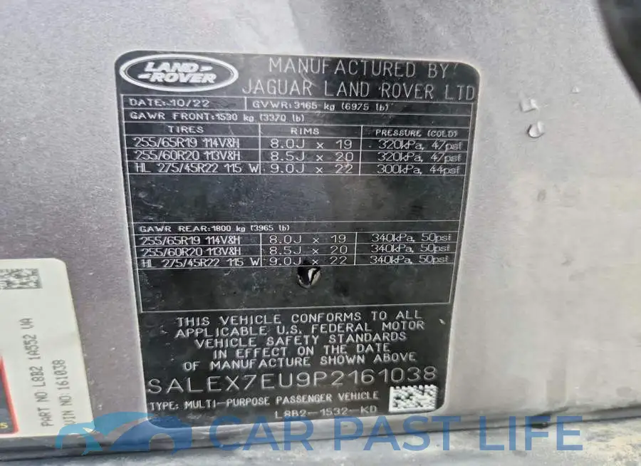 SALEX7EU9P2161038# 13