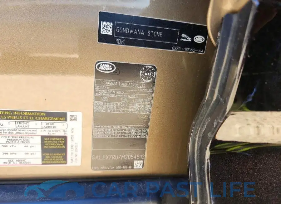 SALEX7RU7M2054513# 13