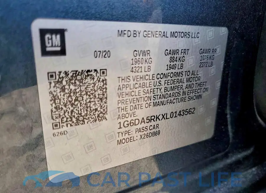 1G6DA5RKXL0143562# 13