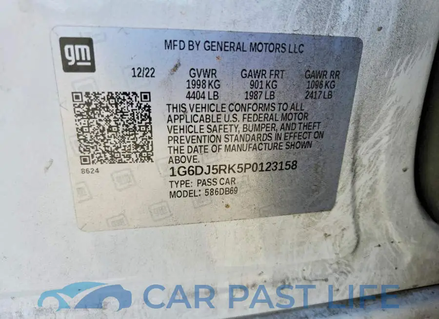 1G6DJ5RK5P0123158# 12