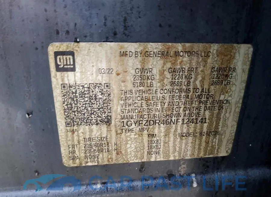 1GYFZDR46NF124141# 13
