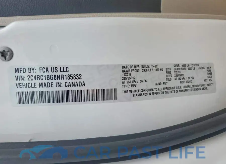 2C4RC1BG8NR185832# 13