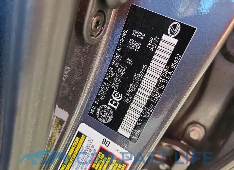 58AFZ1B15RU162115# 12