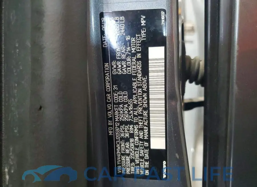 YV440MWK3J2059712# 12