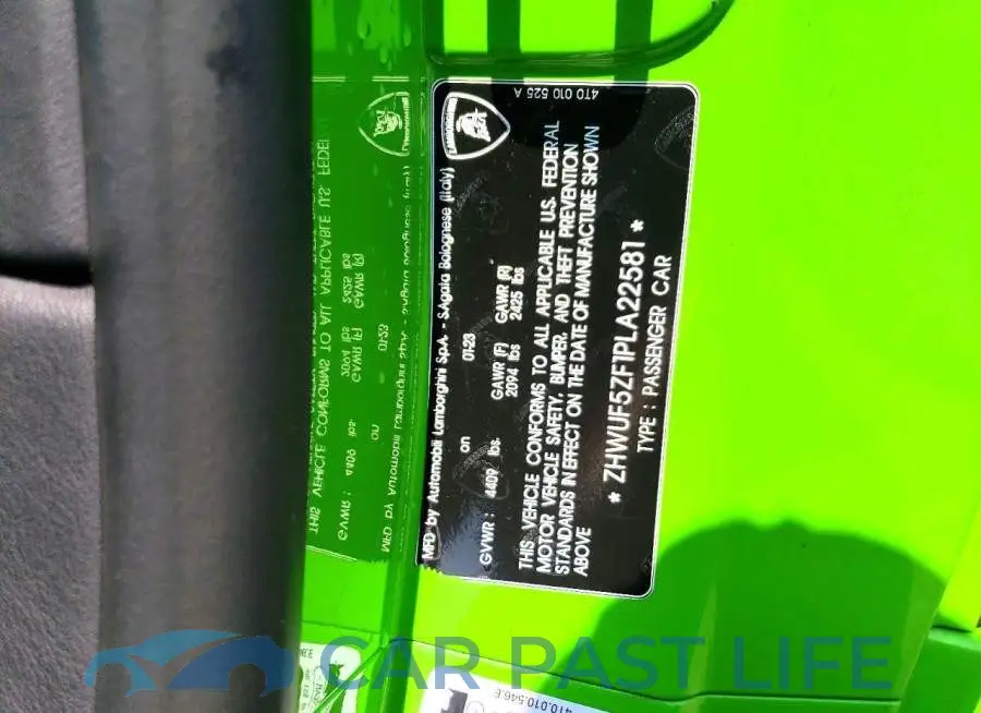 ZHWUF5ZF1PLA22581# 12