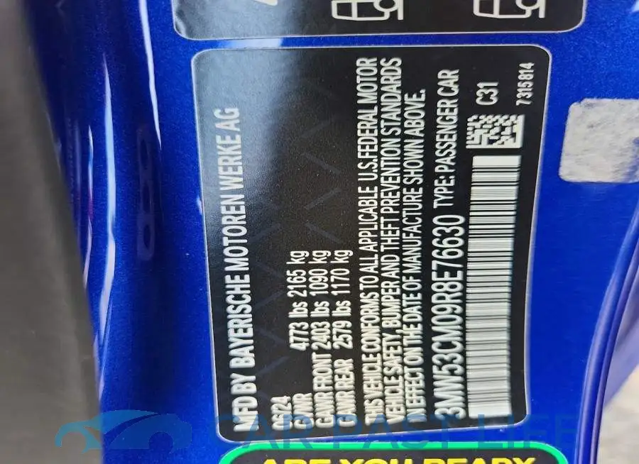 3MW53CM09R8E76630# 12