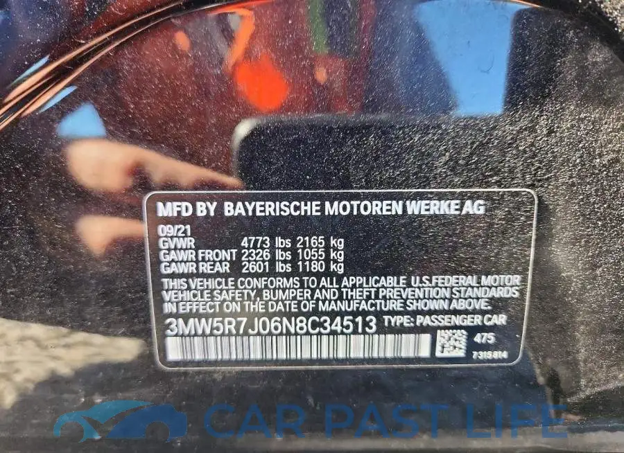3MW5R7J06N8C34513# 13