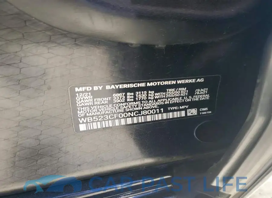 WB523CF00NCJ80011# 13