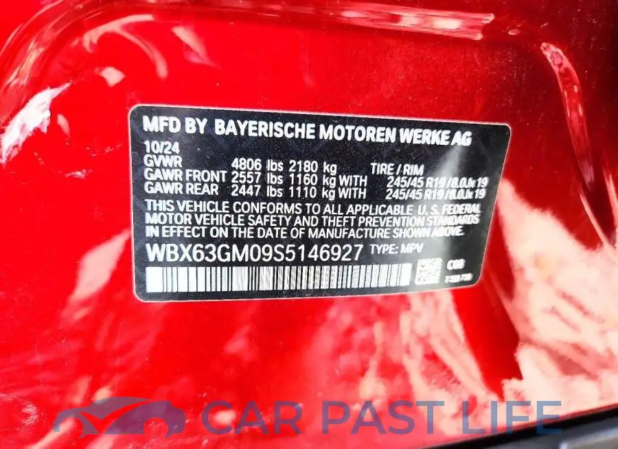 WBX63GM09S5146927# 14