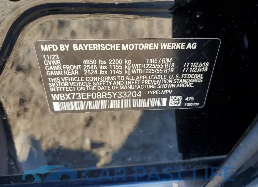 WBX73EF08R5Y33204# 13