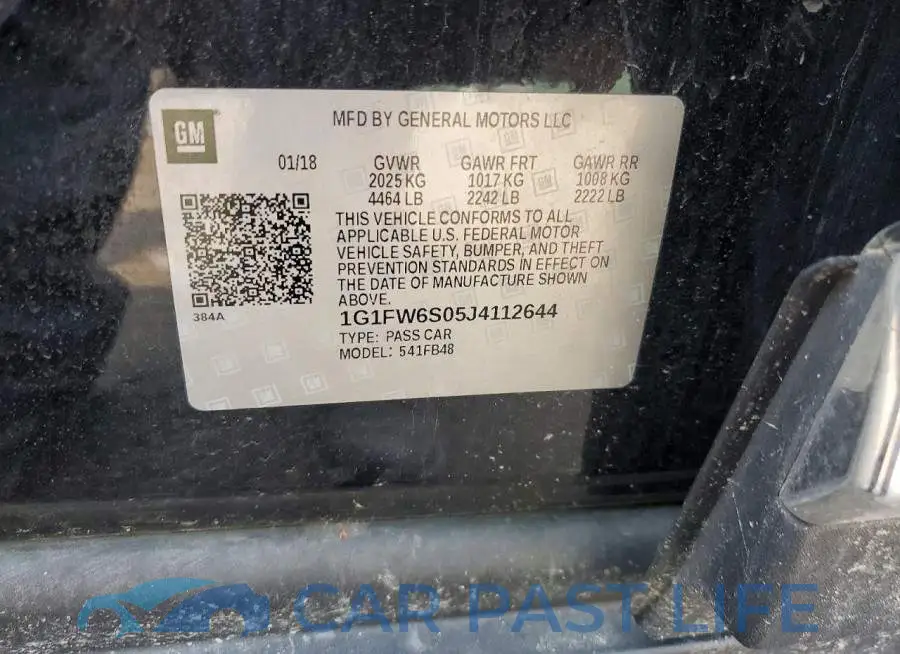 1G1FW6S05J4112644# 12