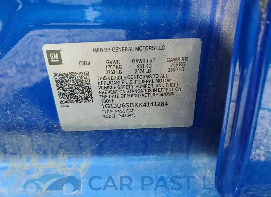 1G1JD6SBXK4141284# 13