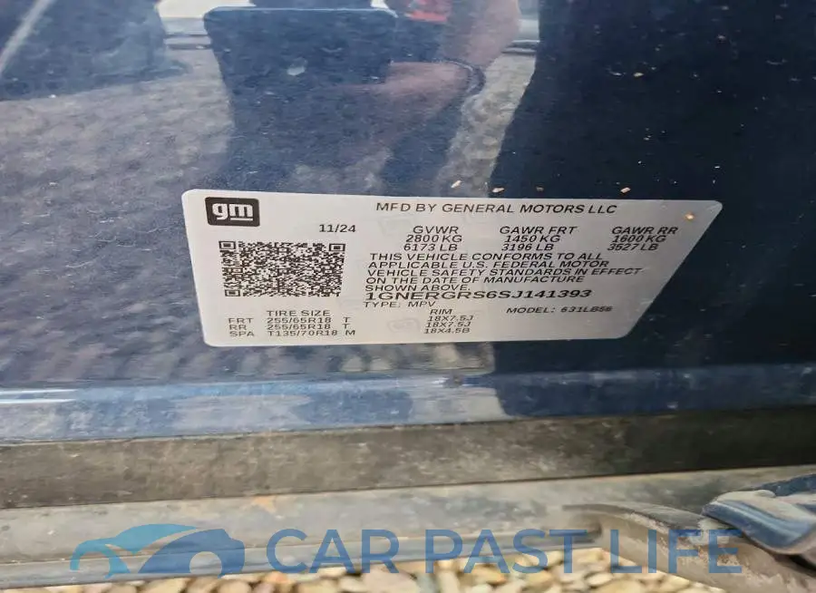 1GNERGRS6SJ141393# 13