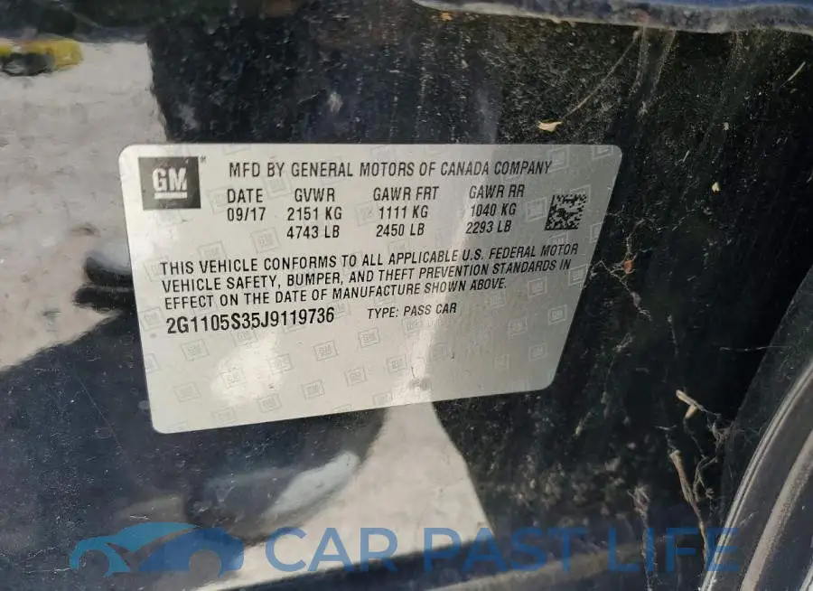 2G1105S35J9119736# 12