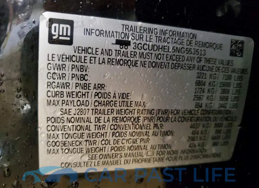 3GCUDHEL5NG553513# 13