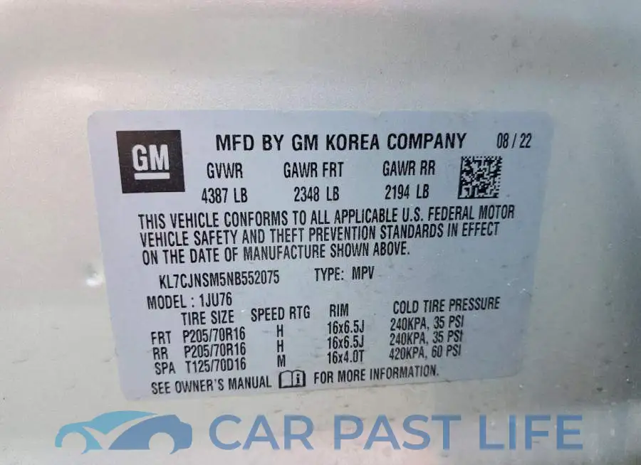 KL7CJNSM5NB552075# 14