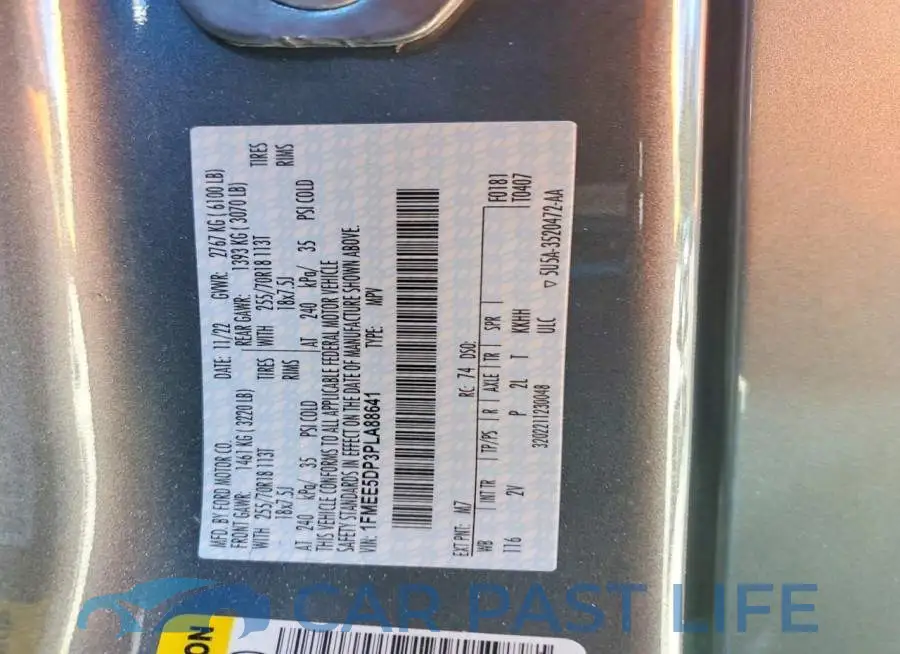 1FMEE5DP3PLA88641# 14