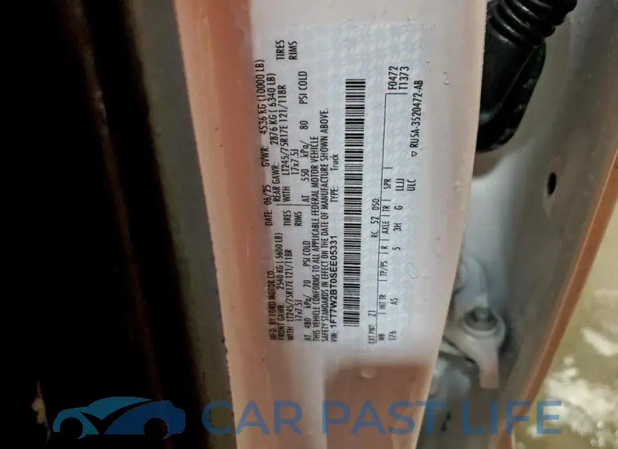 1FT7W2BT0SEE05331# 13