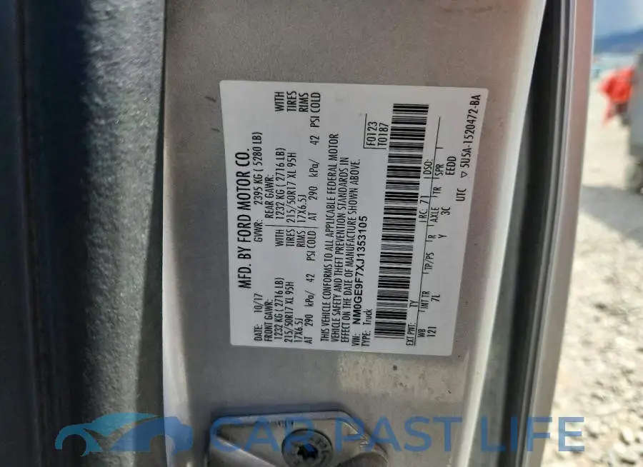 NM0GE9F7XJ1353105# 13