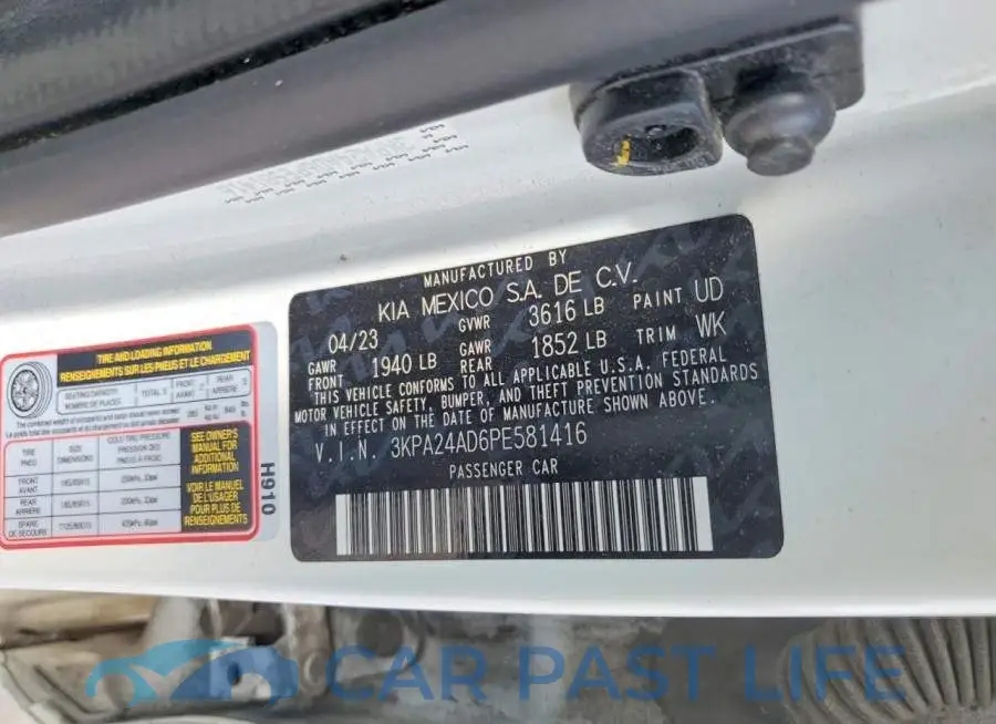 3KPA24AD6PE581416# 13