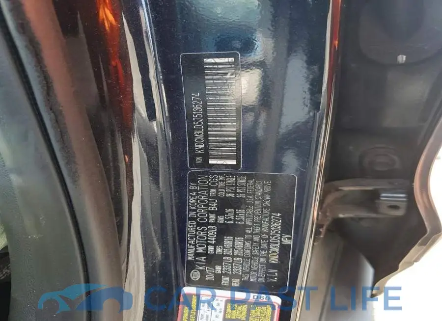 KNDCM3LD5J5136274# 12
