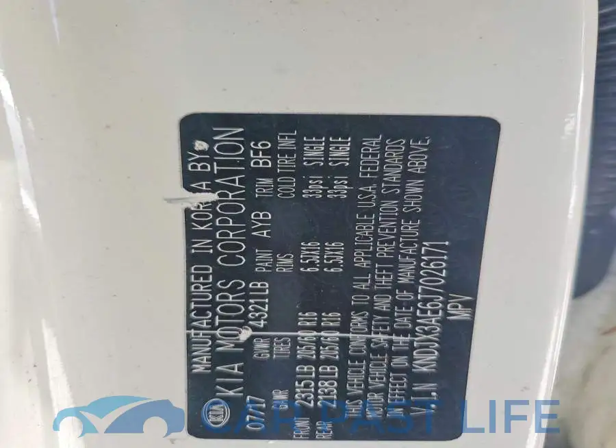 KNDJX3AE6J7026171# 13