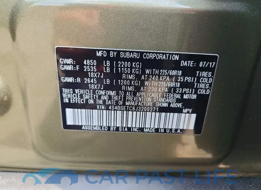 4S4BSETC8J3200271# 13