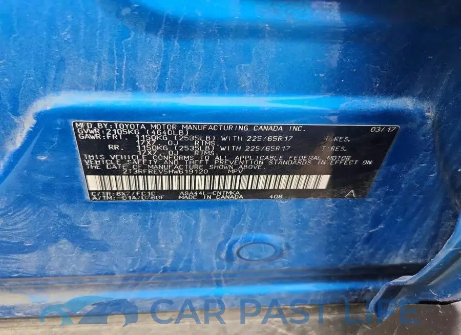 2T3RFREV5HW619120# 13