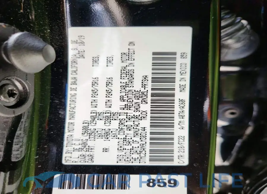 3TMCZ5AN9LM303144# 12