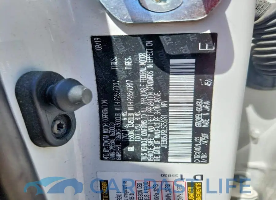JTEBU5JR9L5756291# 13