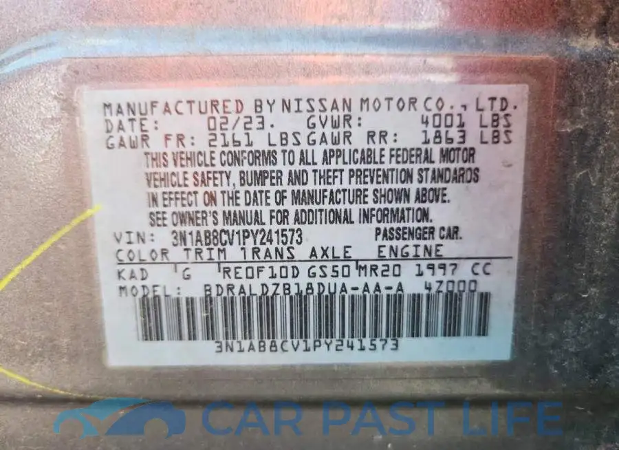 3N1AB8CV1PY241573# 12