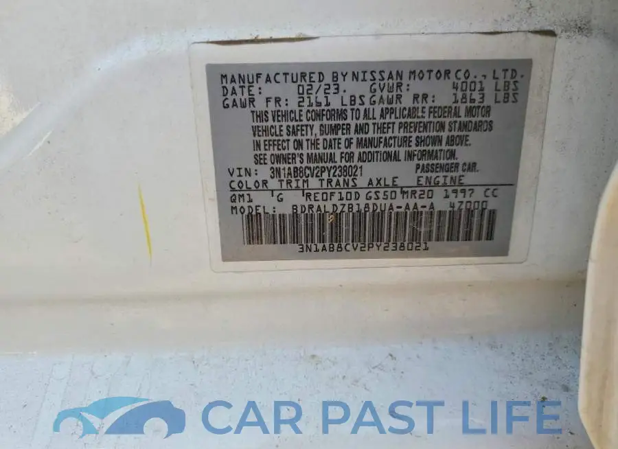 3N1AB8CV2PY238021# 12